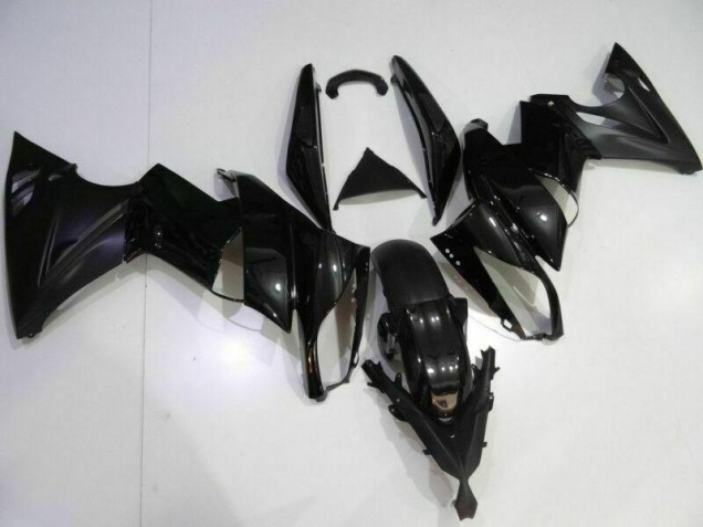 Schwarz EX650 09-11 Motorrad Verkleidungen Schwarz EX650 09-11 Motorrad Verkleidungen