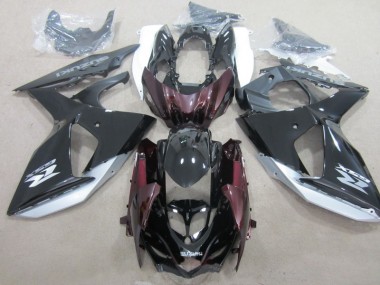 Schwarz GSXR 1000 K9 09-16 Motorrad Verkleidungen Komplett Sets