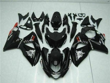 Schwarz GSXR 1000 K9 09-16 Motorrad Verkleidungen & Plastik