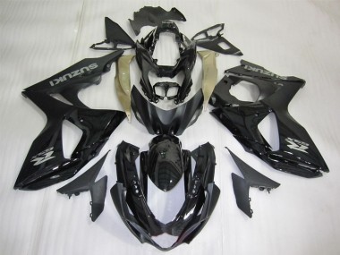 Schwarz GSXR 1000 K9 09-16 Motorrad VollVerkleidungen & Plastik