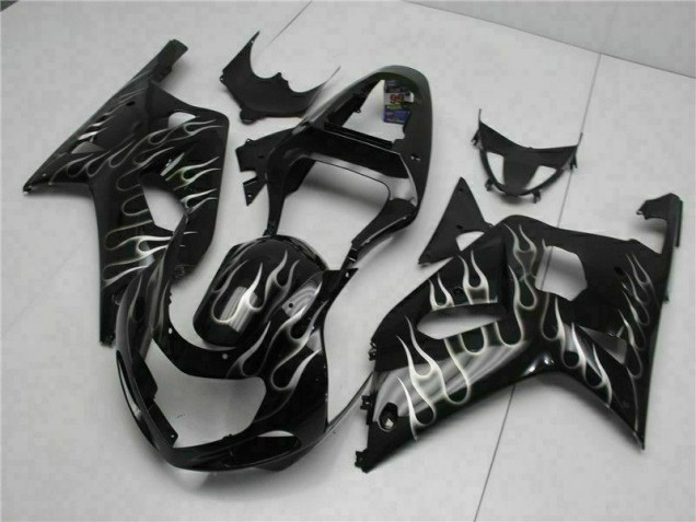 Schwarz GSXR 600 / 750 K1 K2 K3 01-03 Motorrad Verkleidungen Schwarz GSXR 600 / 750 K1 K2 K3 01-03 Motorrad Verkleidungen