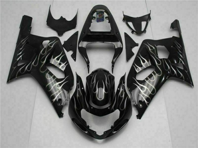 Schwarz GSXR 600 / 750 K1 K2 K3 01-03 Motorrad Verkleidungen Schwarz GSXR 600 / 750 K1 K2 K3 01-03 Motorrad Verkleidungen