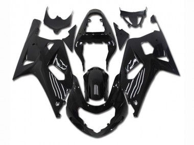 Schwarz GSXR 600 / 750 K1 K2 K3 01-03 Motorrad VollVerkleidungen & Plastik