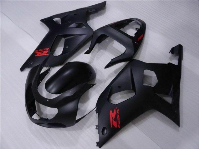 Schwarz GSXR 600 / 750 K1 K2 K3 01-03 Motorrad Vollverkleidung Schwarz GSXR 600 / 750 K1 K2 K3 01-03 Motorrad Vollverkleidung
