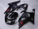 Schwarz GSXR 600 / 750 K1 K2 K3 01-03 Motorrad Vollverkleidung Schwarz GSXR 600 / 750 K1 K2 K3 01-03 Motorrad Vollverkleidung
