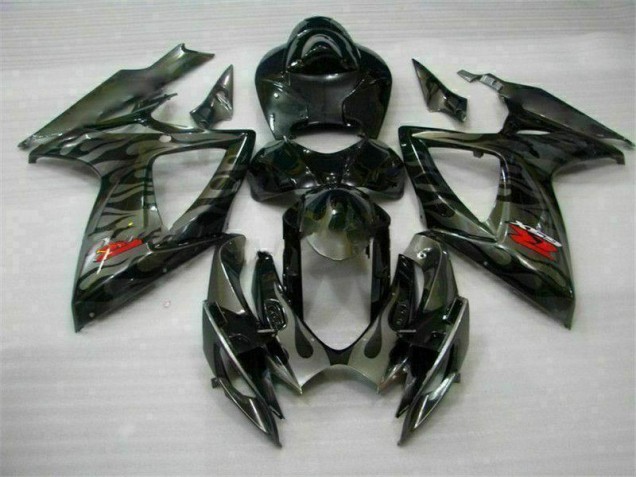 Schwarz GSXR 600 / 750 K6 06-07 Motorrad Verkleidung & Plastik Schwarz GSXR 600 / 750 K6 06-07 Motorrad Verkleidung & Plastik