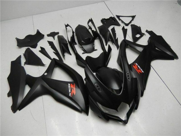 Schwarz GSXR 600 / 750 K8 08-10 Motorrad Vollverkleidung Schwarz GSXR 600 / 750 K8 08-10 Motorrad Vollverkleidung