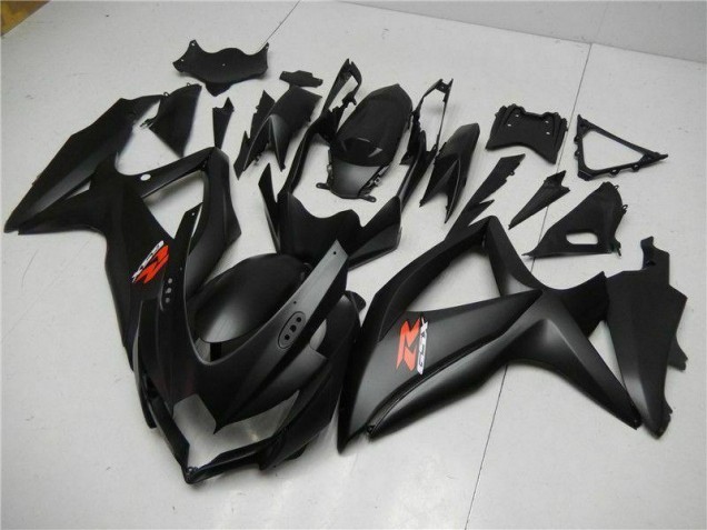 Schwarz GSXR 600 / 750 K8 08-10 Motorrad Vollverkleidung Schwarz GSXR 600 / 750 K8 08-10 Motorrad Vollverkleidung