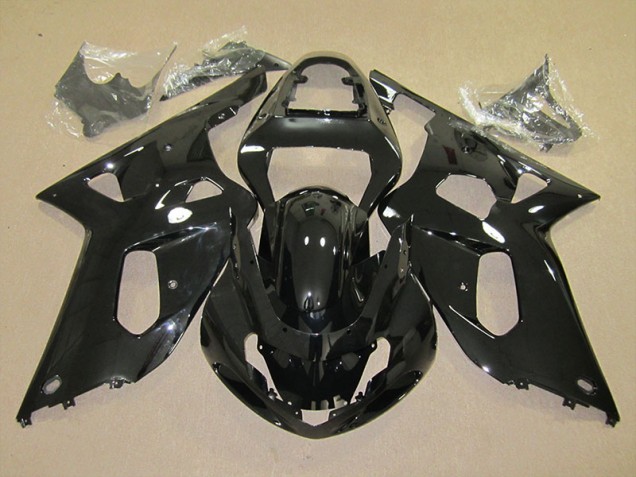 Schwarz GSXR 600 K1 K2 K3 01-03 Motorrad Verkleidungen Schwarz GSXR 600 K1 K2 K3 01-03 Motorrad Verkleidungen