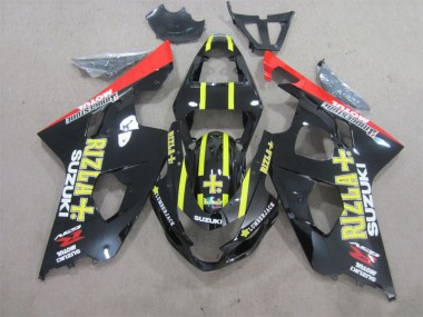 Schwarz Gelb Rizla GSXR 600 K4 04-05 Motorrad Verkleidung