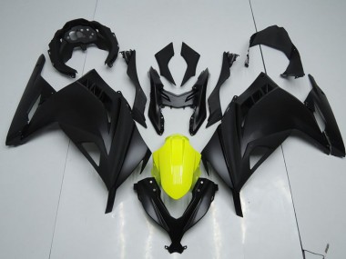 Schwarz Gelb ZX 300R 13-16 Motorrad Verkleidungen