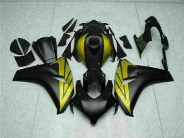Schwarz Gold CBR 1000 RR 08-11 Motorrad Verkleidungen