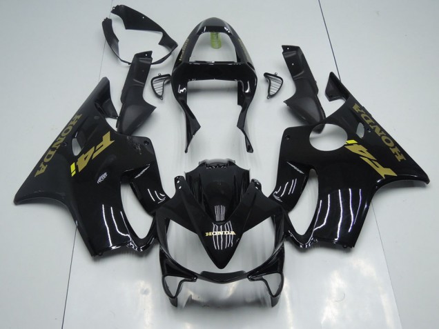 Schwarz Gold CBR 600 F4i 01-03 Motorrad Verkleidungen Schwarz Gold CBR 600 F4i 01-03 Motorrad Verkleidungen