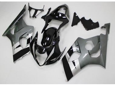 Schwarz Grau GSXR 1000 K3 03-04 Motorrad Verkleidungen