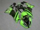 Schwarz Grün 3M Touch4 ZX6R 09-12 Motorrad Verkleidungen