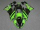 Schwarz Grün 3M Touch4 ZX6R 09-12 Motorrad Verkleidungen