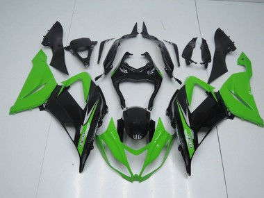 Schwarz Grün 636 ZX6R 13-18 Motorrad Verkleidungen