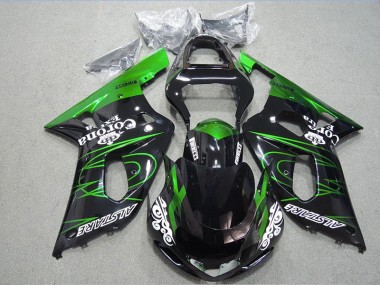 Schwarz Grün Corona Extra GSXR 600 K1 K2 K3 01-03 Motorrad Verkleidungen