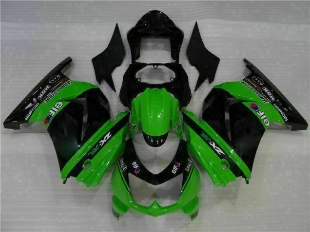 Schwarz Grün EX250 08-12 Motorrad Vollverkleidung Schwarz Grün EX250 08-12 Motorrad Vollverkleidung