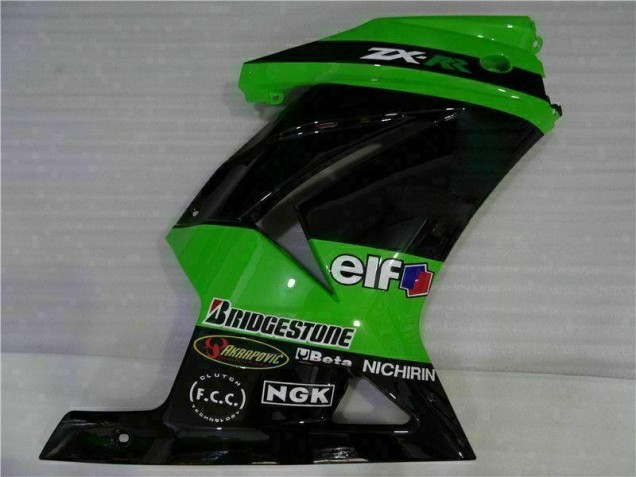 Schwarz Grün EX250 08-12 Motorrad Vollverkleidung Schwarz Grün EX250 08-12 Motorrad Vollverkleidung
