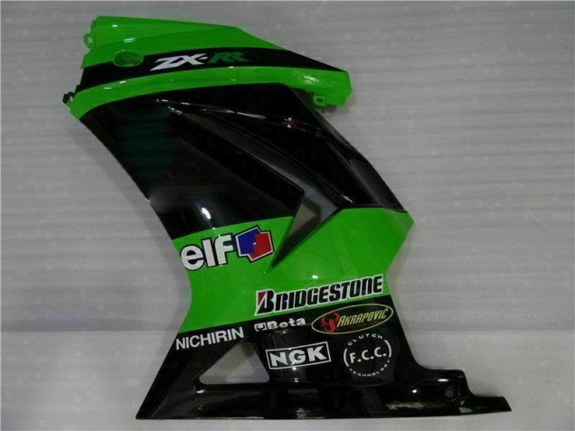 Schwarz Grün EX250 08-12 Motorrad Vollverkleidung Schwarz Grün EX250 08-12 Motorrad Vollverkleidung