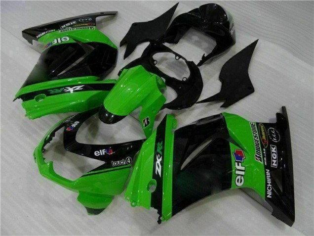 Schwarz Grün EX250 08-12 Motorrad Vollverkleidung Schwarz Grün EX250 08-12 Motorrad Vollverkleidung