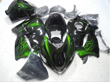 Schwarz Grün GSXR 1300 Hayabusa 96-07 Motorrad Verkleidungen