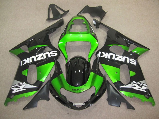 Schwarz Grün GSXR 600 K1 K2 K3 01-03 Motorrad Verkleidungen Schwarz Grün GSXR 600 K1 K2 K3 01-03 Motorrad Verkleidungen