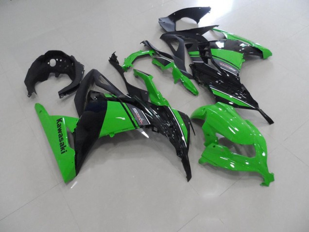 Schwarz Grün ZX 300R 13-16 Motorrad Verkleidung Schwarz Grün ZX 300R 13-16 Motorrad Verkleidung