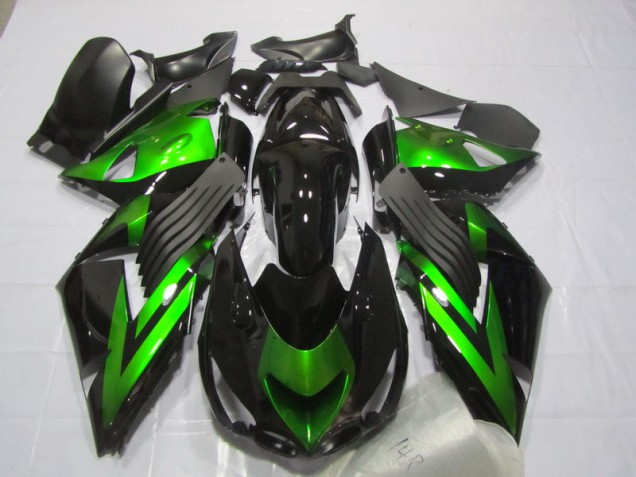 Schwarz Grün ZX14R ZZR 1400 06-11 Motorrad Verkleidungen Schwarz Grün ZX14R ZZR 1400 06-11 Motorrad Verkleidungen