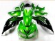 Schwarz Grün ZX14R ZZR 1400 12-21 Motorrad Verkleidung Schwarz Grün ZX14R ZZR 1400 12-21 Motorrad Verkleidung