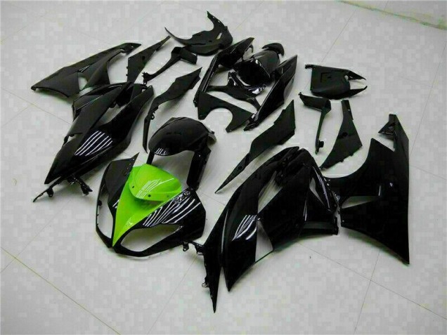 Schwarz Grün ZX6R 09-12 Motorrad Verkleidung Schwarz Grün ZX6R 09-12 Motorrad Verkleidung
