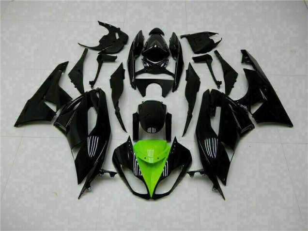 Schwarz Grün ZX6R 09-12 Motorrad Verkleidung Schwarz Grün ZX6R 09-12 Motorrad Verkleidung