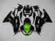 Schwarz Grün ZX6R 09-12 Motorrad Verkleidung Schwarz Grün ZX6R 09-12 Motorrad Verkleidung