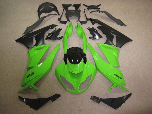 Schwarz Grün ZX6R 09-12 Motorrad Verkleidungen Schwarz Grün ZX6R 09-12 Motorrad Verkleidungen