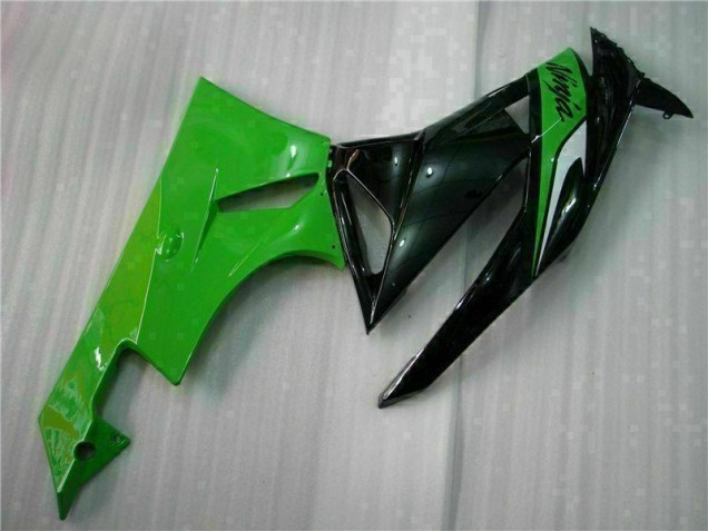 Schwarz Grün ZX6R 09-12 Motorrad Vollverkleidung Schwarz Grün ZX6R 09-12 Motorrad Vollverkleidung