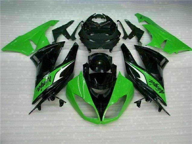 Schwarz Grün ZX6R 09-12 Motorrad Vollverkleidung Schwarz Grün ZX6R 09-12 Motorrad Vollverkleidung