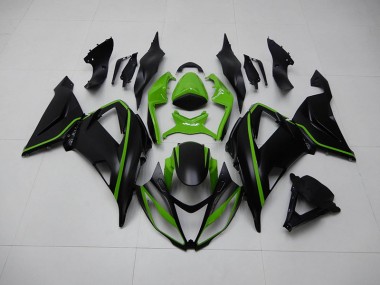 Schwarz Grün ZX6R 13-18 Motorrad Verkleidung