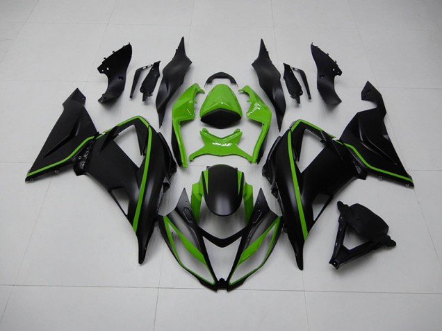 Schwarz Grün ZX6R 13-18 Motorrad Verkleidung Schwarz Grün ZX6R 13-18 Motorrad Verkleidung