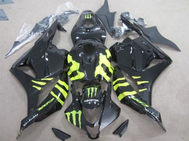 Schwarz Grünes Monster CBR 600 RR 09-12 Motorrad Verkleidungen