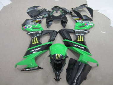 Schwarz Grünes Monster ZX10R 08-10 Motorrad Verkleidungen