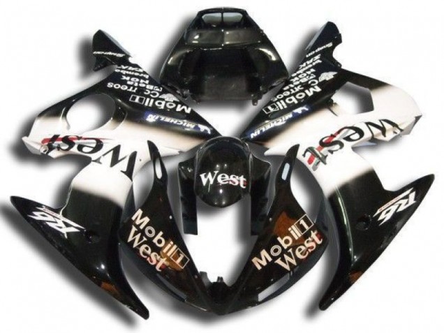 Schwarz Mobil West R6 03-05 Motorrad Verkleidungen Schwarz Mobil West R6 03-05 Motorrad Verkleidungen