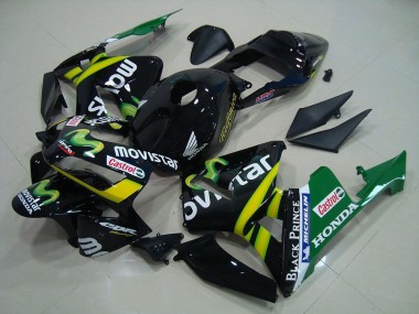 Schwarz Movistar CBR 600 RR 03-04 Motorrad Verkleidungen