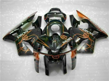 Schwarz Orange BACARDI CBR 600 RR 05-06 Motorrad Verkleidungen