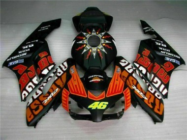 Schwarz Orange CBR 1000 RR 04-05 Motorrad Verkleidungen