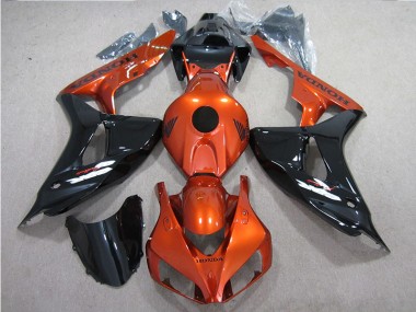 Schwarz Orange CBR 1000 RR 06-07 Motorrad Verkleidungen