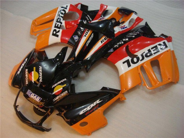 Schwarz Orange Repsol CBR 600 F3 95-98 Motorrad Verkleidungen Schwarz Orange Repsol CBR 600 F3 95-98 Motorrad Verkleidungen