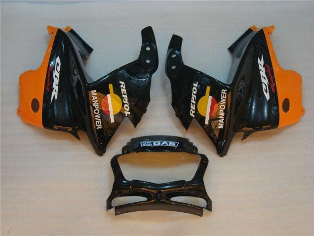 Schwarz Orange Repsol CBR 600 F3 95-98 Motorrad Verkleidungen Schwarz Orange Repsol CBR 600 F3 95-98 Motorrad Verkleidungen