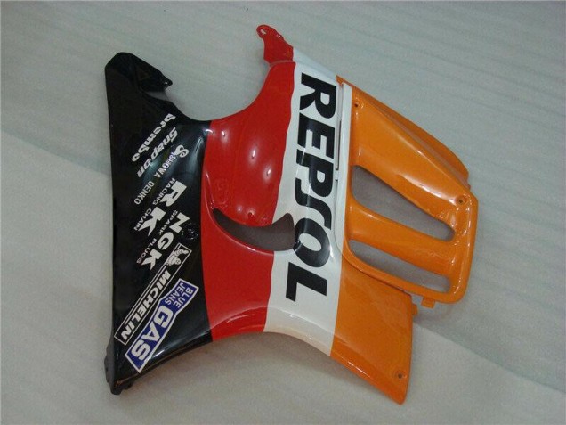 Schwarz Orange Repsol CBR 600 F3 95-98 Motorrad Verkleidungen Schwarz Orange Repsol CBR 600 F3 95-98 Motorrad Verkleidungen