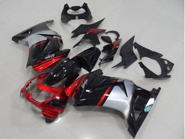 Schwarz Orange ZX 250R 08-12 Motorrad Verkleidungen